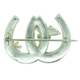 Silver Horseshoe Brooch