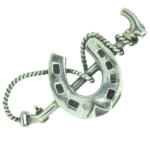 Horse Shoe Stock Pin