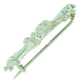 Silver Butterfly Stock Pin