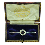 Pearl & Diamond Stock Pin