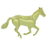 vintage gold horse brooch