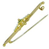 Peridot & Pearl Stock Pin