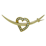 Pearl Heart Stock Pin