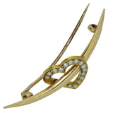 Pearl Heart Stock Pin