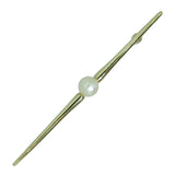 Single Pearl Stock Pin