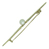 Single Pearl Stock Pin