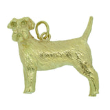 Hallmarked Gold Schnauzer Pendant