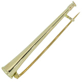 Rose Gold Hunting Horn Stock Pin