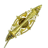 15ct Gold & Diamond Stock Pin