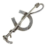Silver Horse Shoe Stock Pin