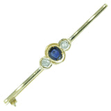 Sapphire & Diamond Stock Pin