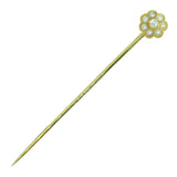 Pearl and Diamond Stick Pin
