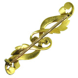 Victorian Pearl & Diamond Stock Pin