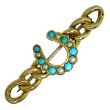 vintage turquoise stock pin