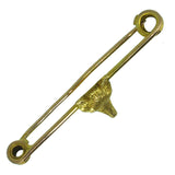 Gold Fox Head Stock Pin