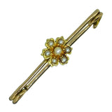 Pearl Flower Stock Pin