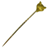 Victorian Fox Head Stick Pin