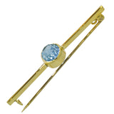 Oval Aquamarine Stock Pin