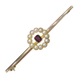 Ruby Pearl Stock Pin