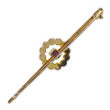 Ruby & Pearl Stock Pin