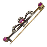 Ruby & Diamond Stock Pin