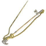 Diamond Hunting Whip Stock Pin