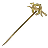 Fox & Horse Shoe Stick Pin