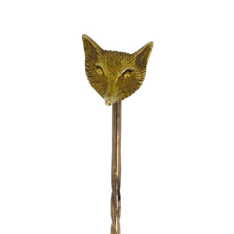 Fox Head Stick Pin