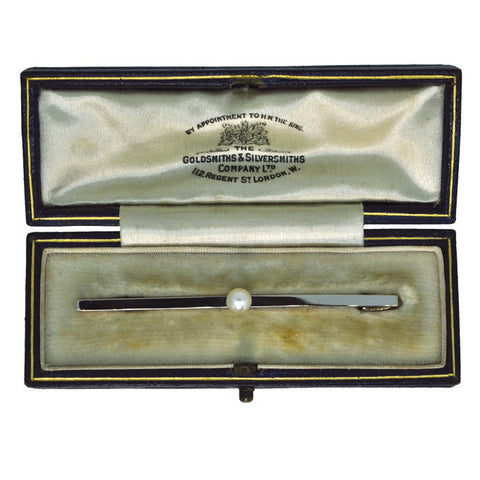 Single Pearl Stock Pin