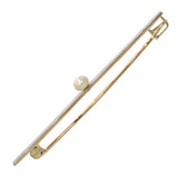 Single Pearl Stock Pin