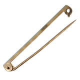 9ct Gold Plain Bar Stock Pin