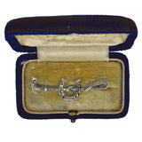 Horse Shoe & Whip Stock Pin