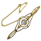 Vintage Aquamarine Stock Pin