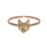 vintage fox head ring