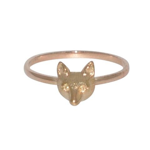 Rose Gold Fox Ring