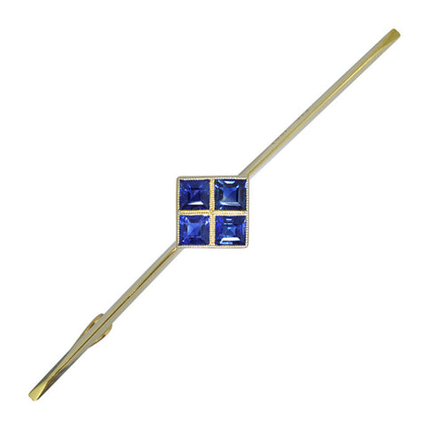 Sapphire Stock Pin