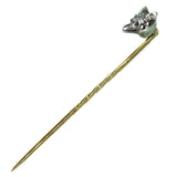 Diamond Fox Head Stick Pin