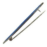 Blue Enamel Stock Pin