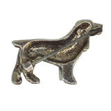 Silver Spaniel Dog Brooch