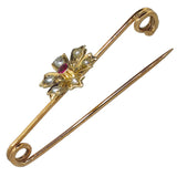 Ruby & Pearl Stock Pin