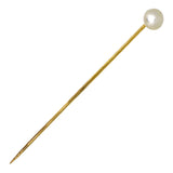 vintage pearl tie pin