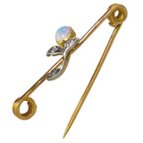 Opal & Diamond Stock Pin