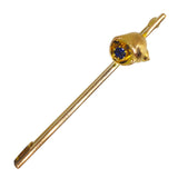 vintage sapphire stock pin