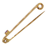 Rose Gold & Ruby Stock Pin