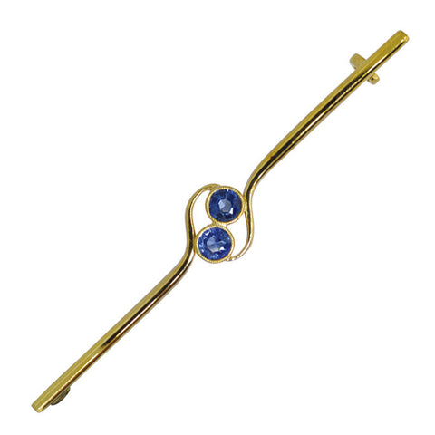 Sapphire Stock Pin
