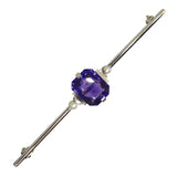 amethyst stock pin