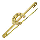 Diamond Horse Shoe Stock Pin