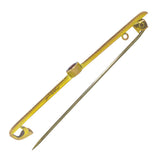 Almadine Garnet Stock Pin