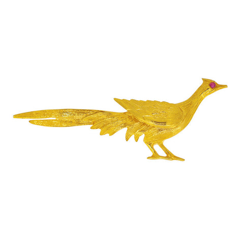 Pheasant Brooch