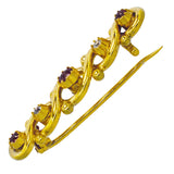 Ruby & Diamond Stock Pin